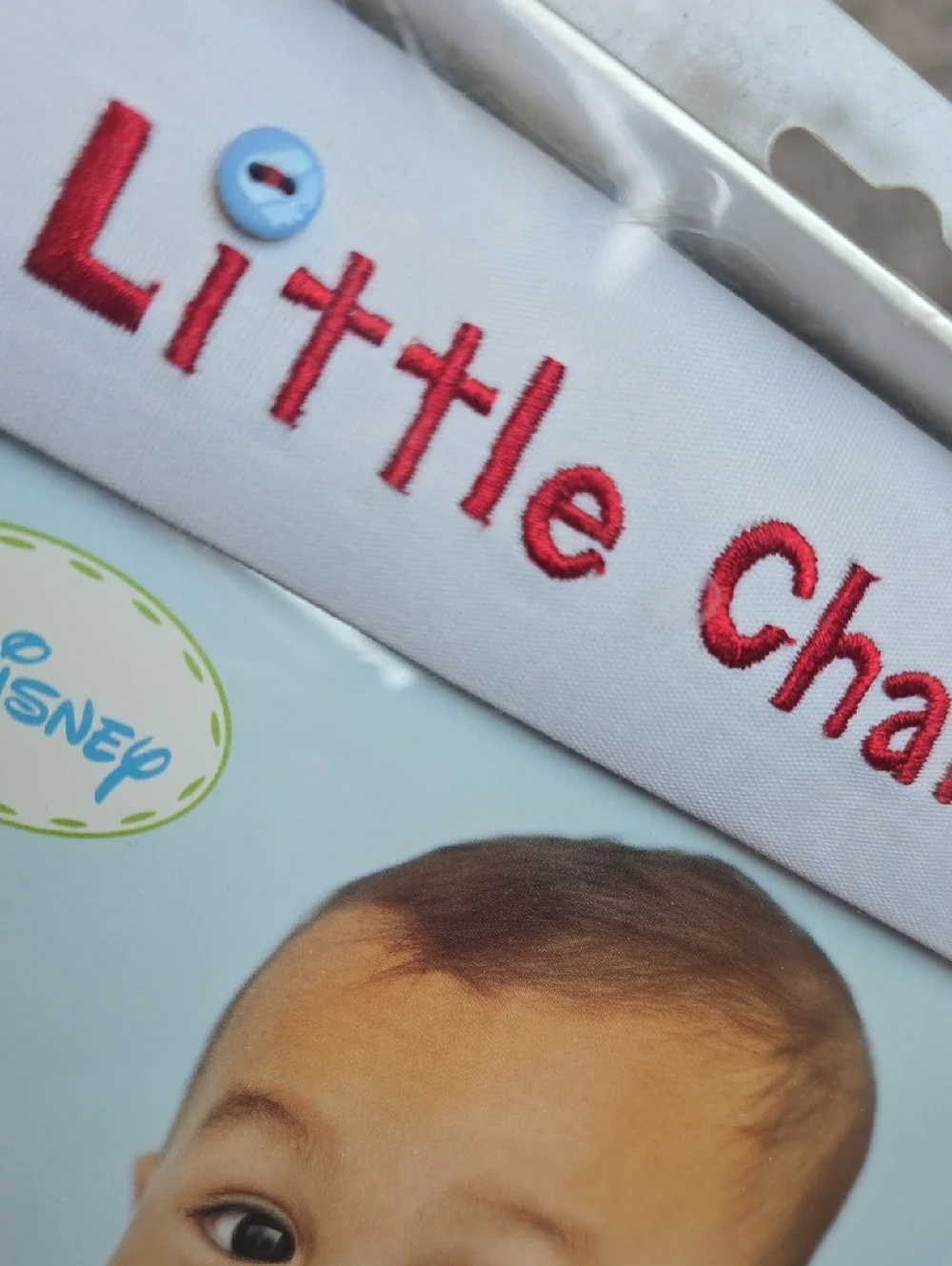 Disney Little Charmer White Fabric Baby Photo Frame New